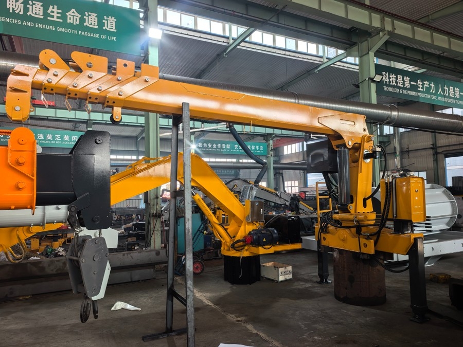 挖抓船吊固定吊車(chē)載吊總成