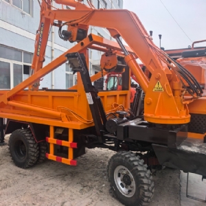 隨車挖運(yùn)輸車定制